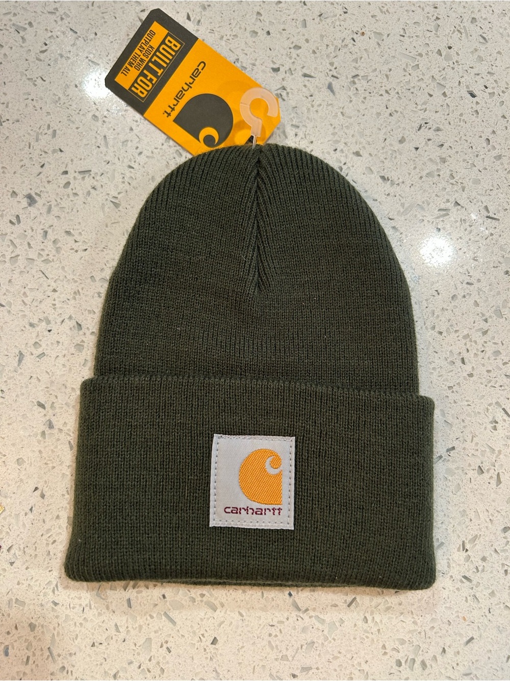 Carhartt Toddler Dark Green Knit Beanie